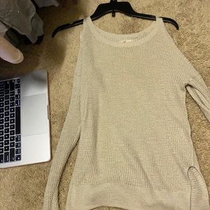 Hollister off the shoulder sweater
